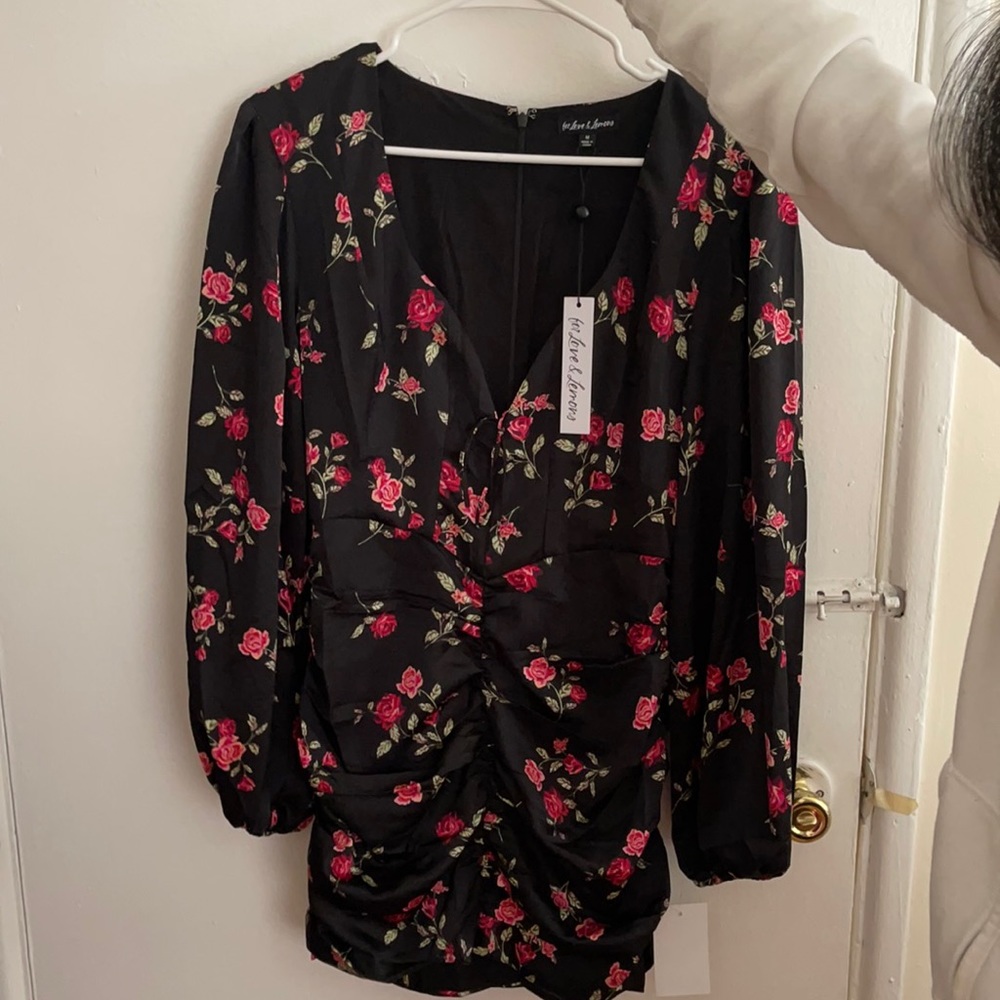 For love and lemons wyatt mini dress brand new